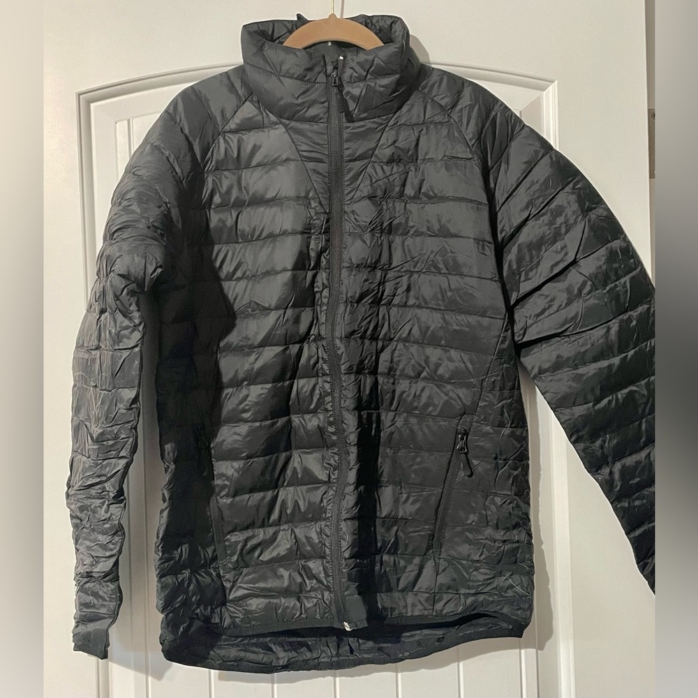 NWT Orline Black Mens Unisex Packable Coat, Size M